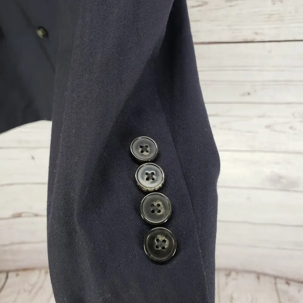 Greg Norman for Tasso Elba Men's Blue 100%Wool Sportscoat Blazer Size 48R